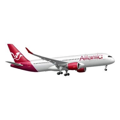 A virgin Atlantic a350-1000 sticker