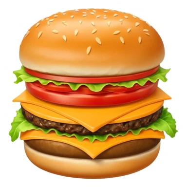 hamburguesa con cheddar sticker