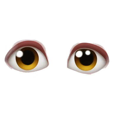 hearts in your eyes sticker