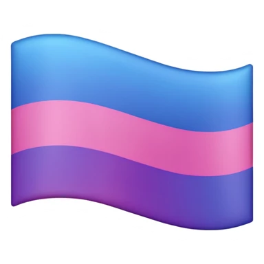 The bisexual flag  sticker