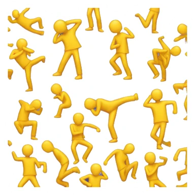 man doing the dab sticker