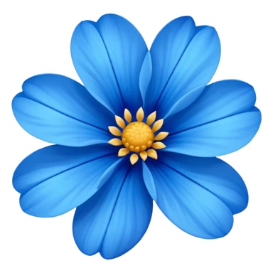 Flor azul sticker