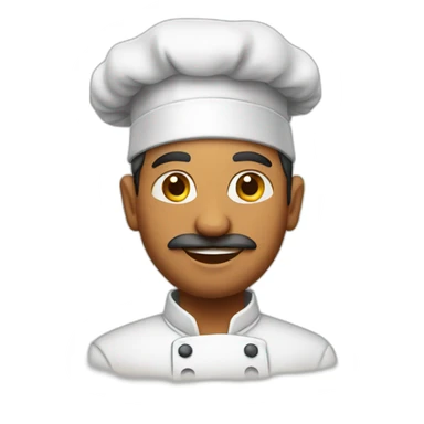 indian chef sticker
