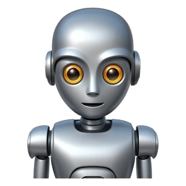 AI robot sticker