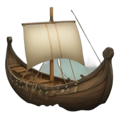 Viking longboat sticker