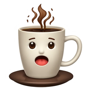 Bad coffee / sad coffee sticker