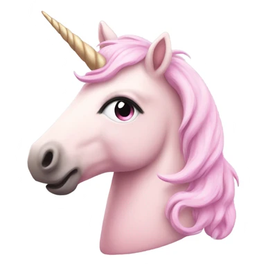 pastel pink unicorn sticker