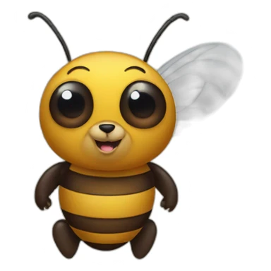 Bear Bee sticker