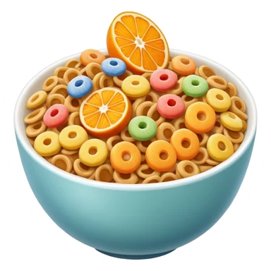 cereal colors with oranga package sticker