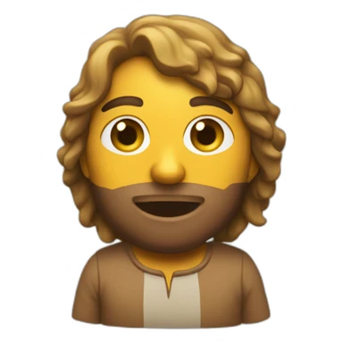 Manger une pêche sticker