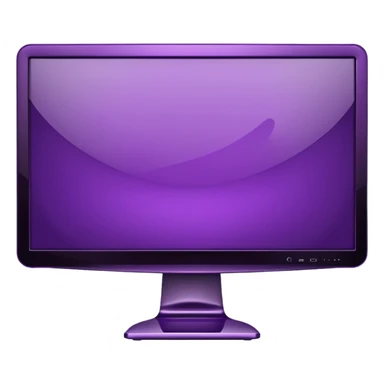 dark purple wide screen monitor sticker