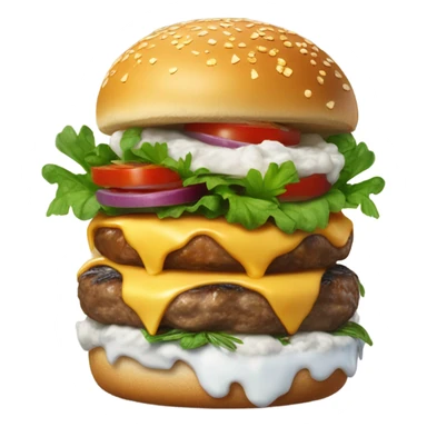Mountain cheeseburgers sticker