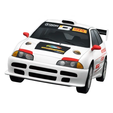 B4 competition car sticker