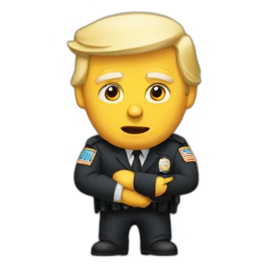 trump-getting-arrested sticker