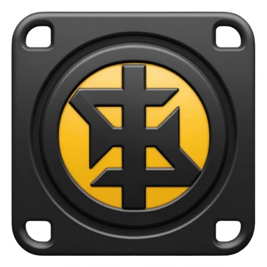 45⁰ rotating swastika sticker