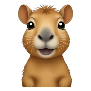 Baby capyvara sticker