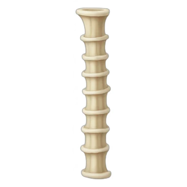 Vertebral column sticker
