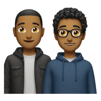 Eric et ramzy sticker