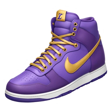 Lakers nike shoes sticker