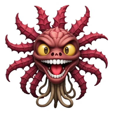 Créame un emoji de demogorgones sticker