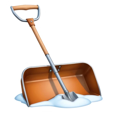 snow shovel object icon, metal snow shovel with wooden handle, winter equipment, glossy highlights, 3D cartoon, mobile game icon style, centered, clean background, no text, no watermark

 sticker