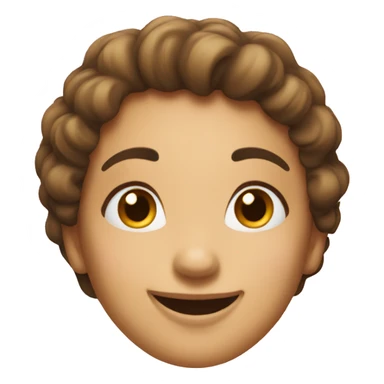 Cute lady smile sticker