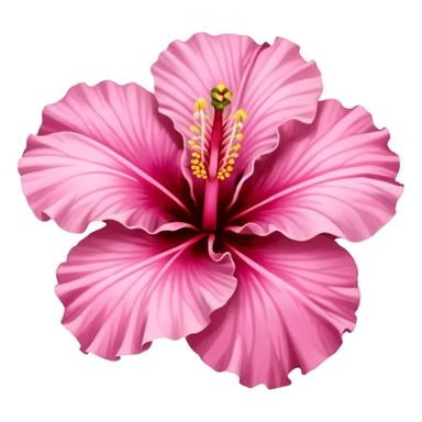 pink hibiscus sticker