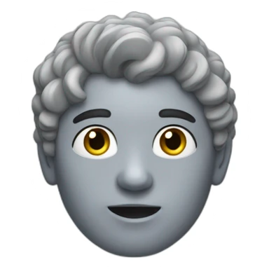 Calopsite grey sticker