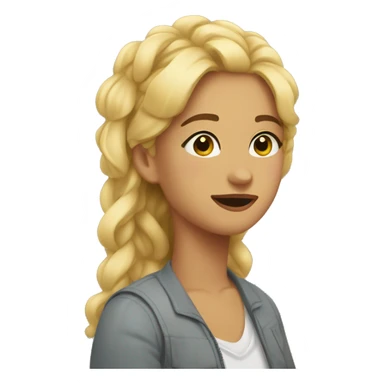  👱🏻‍♀️🐥 sticker