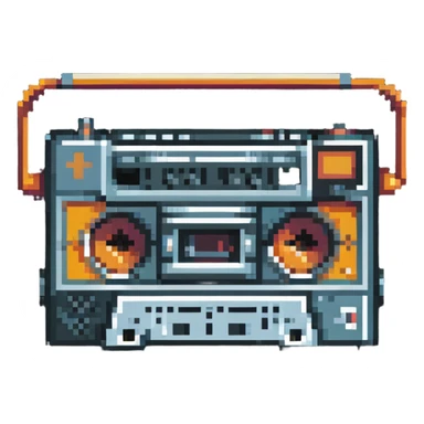 retro Sony Walkman cassette player sticker