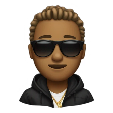 rap gunna with black sunglasses sticker