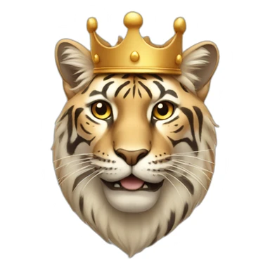 Sweet big king of cats sticker