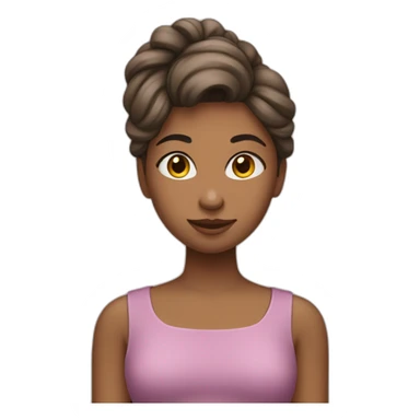 Fille qui s'en fiche sticker