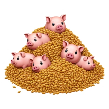pig food  sticker
