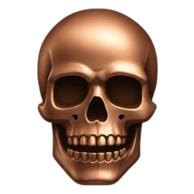 copper-skull-DARK sticker
