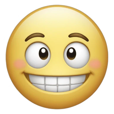 smiley puffing cheeks out sticker