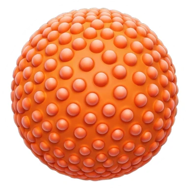 coral sphere. sticker