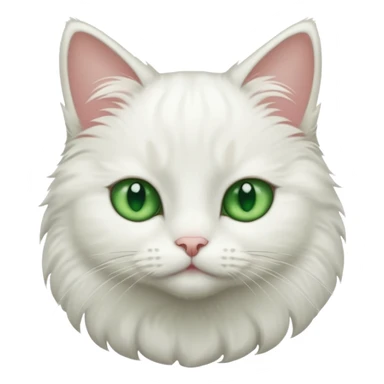 White cat named Gabriela  sticker