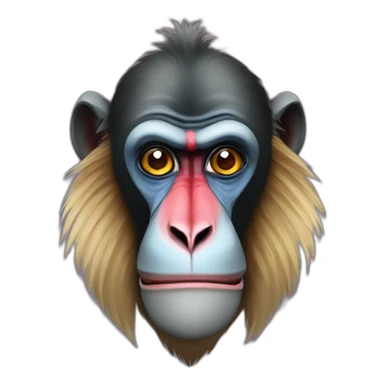 Mandrill sticker