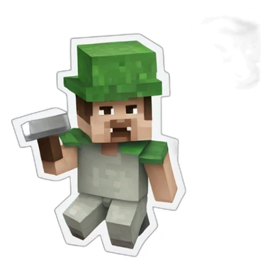 minecraft-tiananmen square sticker