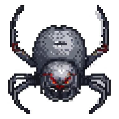 black widow spider sticker