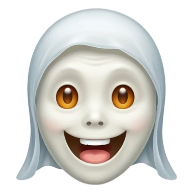 Fantôme qui fait un clair d’œil  sticker