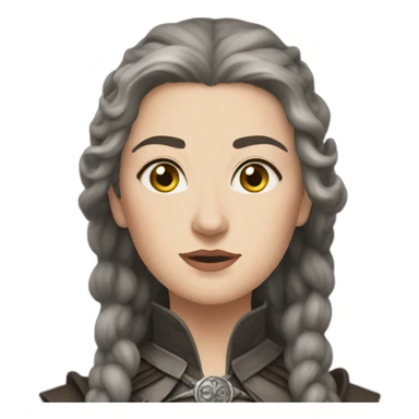 Lady stark game of thrones sticker