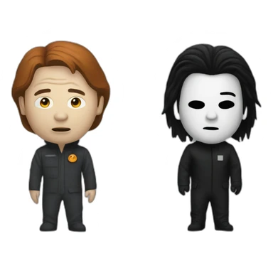 Michael Myers and Mike Myers sticker