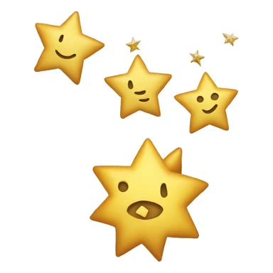 happy new year Christmas three star  sticker