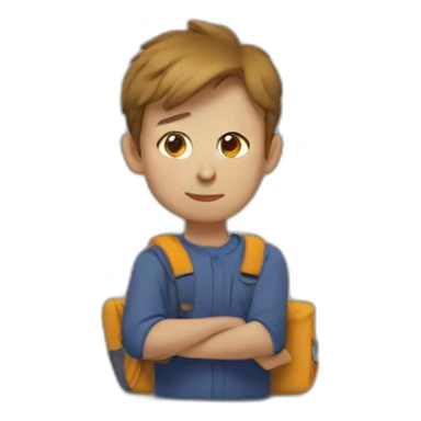 Départ en start sticker