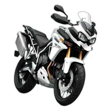 Triumph Tiger 800 white 2018 sticker