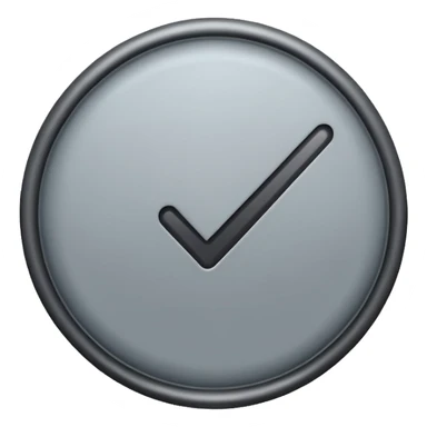 Make a grey tick mark sticker