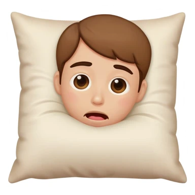  drooling on pillow sticker