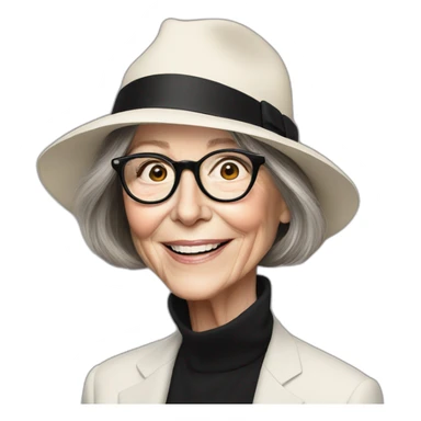 Diane Keaton sticker